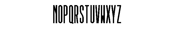 GarajeMonospace1403 Black Font UPPERCASE