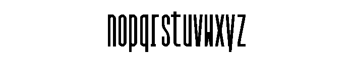 GarajeMonospace1403 Black Font LOWERCASE