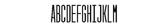 GarajeMonospace1403 Bold Font UPPERCASE
