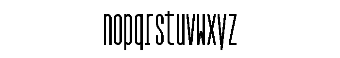 GarajeMonospace1403 Bold Font LOWERCASE