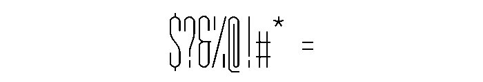 GarajeMonospace1403 Book Font OTHER CHARS
