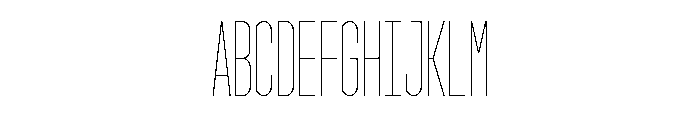 GarajeMonospace1403 Light Font UPPERCASE