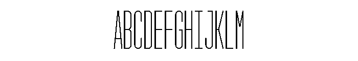 GarajeMonospace1503 Book Font UPPERCASE