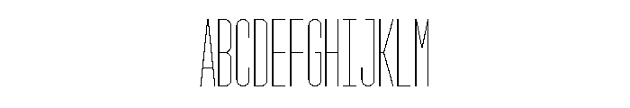 GarajeMonospace1503 Light Font UPPERCASE