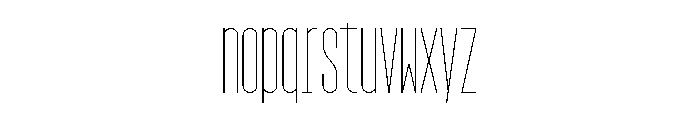 GarajeMonospace1503 Light Font LOWERCASE