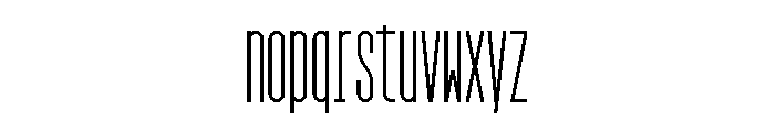 GarajeMonospace1503 Medium Font LOWERCASE