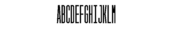 GarajeMonospace1603 Black Font UPPERCASE