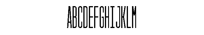 GarajeMonospace1603 Bold Font UPPERCASE