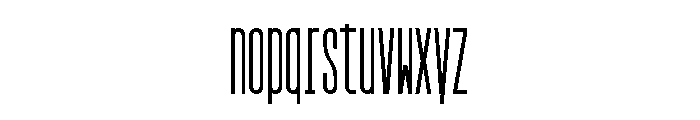 GarajeMonospace1603 Bold Font LOWERCASE