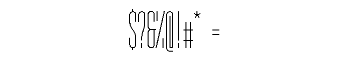 GarajeMonospace1603 Book Font OTHER CHARS