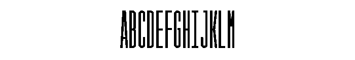 GarajeMonospace1703 Black Font UPPERCASE