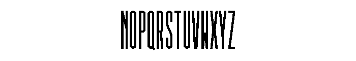 GarajeMonospace1703 Black Font UPPERCASE