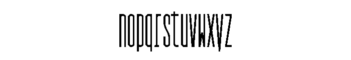 GarajeMonospace1703 Bold Font LOWERCASE
