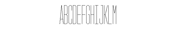 GarajeMonospace1703 Light Font UPPERCASE