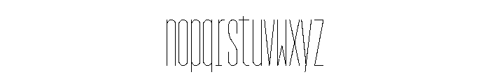 GarajeMonospace1703 Light Font LOWERCASE
