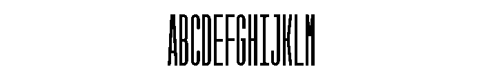 GarajeMonospace1803 Black Font UPPERCASE