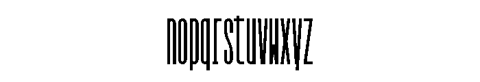 GarajeMonospace1803 Black Font LOWERCASE