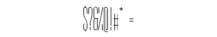 GarajeMonospace1803 Book Font OTHER CHARS