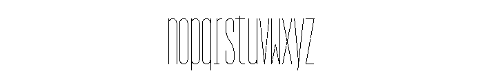 GarajeMonospace1803 Light Font LOWERCASE