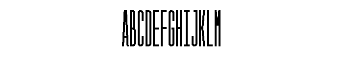 GarajeMonospace1903 Black Font UPPERCASE