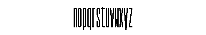 GarajeMonospace1903 Black Font LOWERCASE