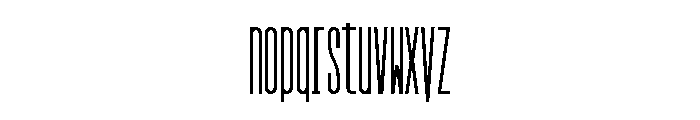 GarajeMonospace1903 Bold Font LOWERCASE