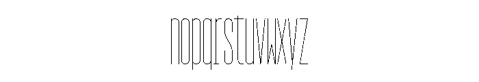GarajeMonospace1903 Light Font LOWERCASE