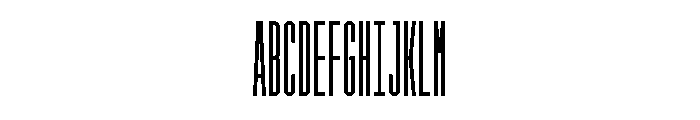 GarajeMonospace2003 Black Font UPPERCASE