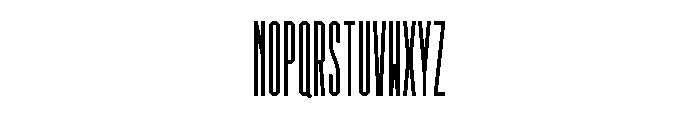 GarajeMonospace2003 Black Font UPPERCASE