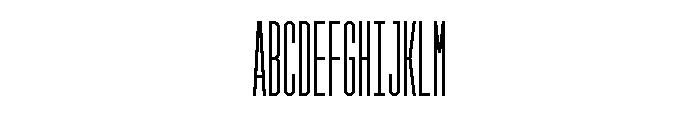 GarajeMonospace2003 Bold Font UPPERCASE
