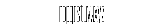 GarajeMonospace2003 Book Font LOWERCASE