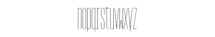 GarajeMonospace2003 Light Font LOWERCASE