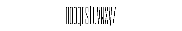GarajeMonospace2003 Medium Font LOWERCASE