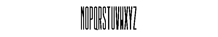 GarajeMonospace2103 Black Font UPPERCASE