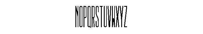 GarajeMonospace2103 Bold Font UPPERCASE