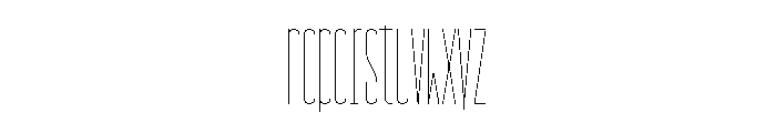 GarajeMonospace2103 Light Font LOWERCASE