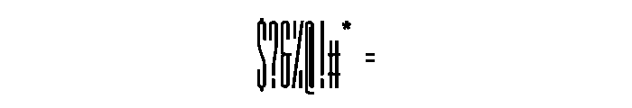GarajeMonospace2203 Black Font OTHER CHARS