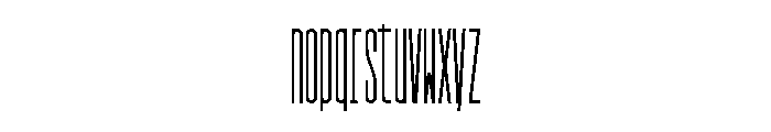 GarajeMonospace2203 Bold Font LOWERCASE