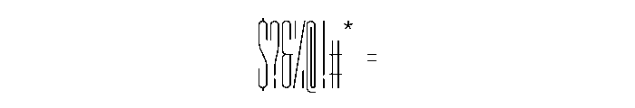 GarajeMonospace2203 Book Font OTHER CHARS