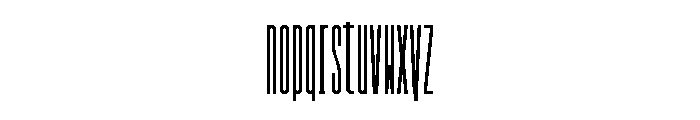 GarajeMonospace2303 Black Font LOWERCASE