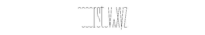 GarajeMonospace2303 Light Font LOWERCASE