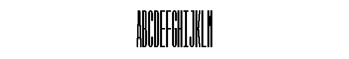 GarajeMonospace2503 Black Font UPPERCASE