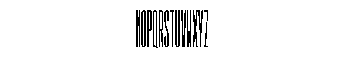 GarajeMonospace2603 Black Font UPPERCASE