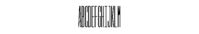 GarajeMonospace2603 Bold Font UPPERCASE