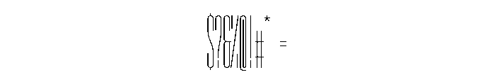GarajeMonospace2603 Book Font OTHER CHARS