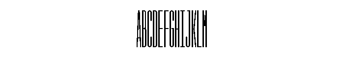 GarajeMonospace2703 Bold Font UPPERCASE