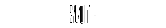 GarajeMonospace2703 Book Font OTHER CHARS