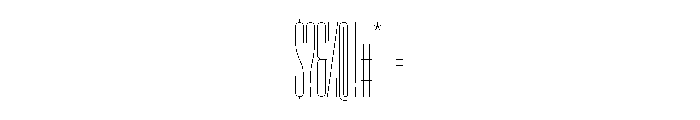 GarajeMonospace2703 Light Font OTHER CHARS