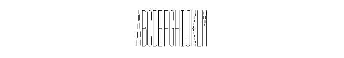 GarajeMonospace2703 Light Font UPPERCASE