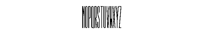 GarajeMonospace2803 Bold Font UPPERCASE